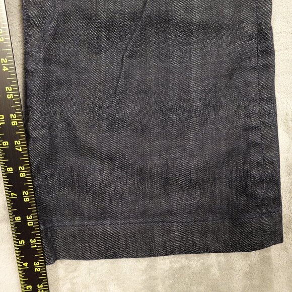 Express Jeans EVA Fit & Flare - Women's Size 10R - Dark Indigo Blue Denim - Picture 4 of 12